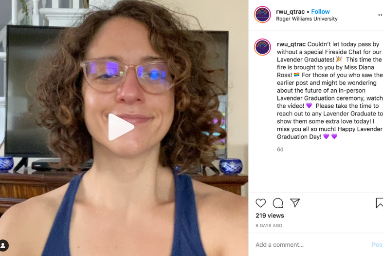 Screenshot of Instagram post.