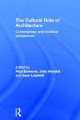 Book cover The cultural role of architecture : contemporary and historical perspectives
