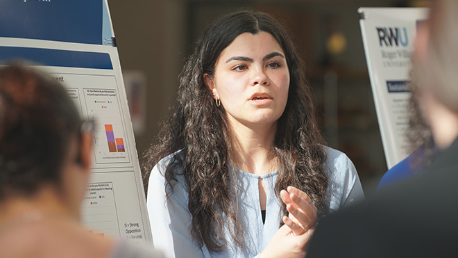 Olivia DaSilva co-presented research on the Public's Perceptions of Juveniles in the Adult Court System during SASH 2025.