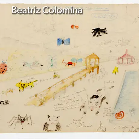 A drawing by Beatriz Colomina