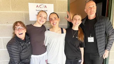 Three RWU students and Professor of Dance Cathy Nicoli attend the ACDA's New England Conference.