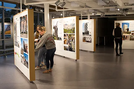 Students seeking work in the SAAHP Gallery