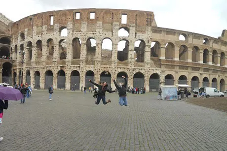 Two RWU Students in Rome