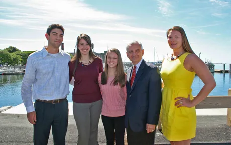 Students at waterfront area planned for maritime center