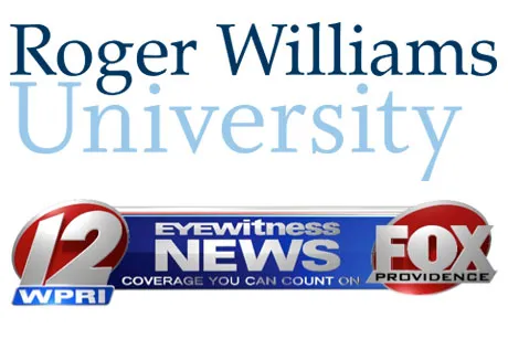WPRI and RWU logos