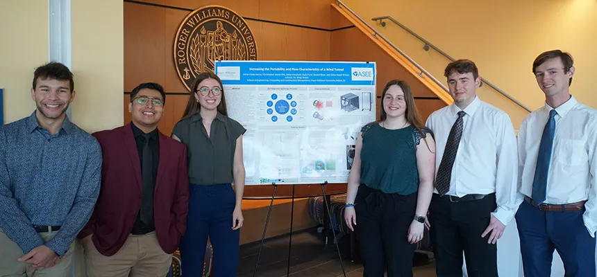Students present research poster at SASH