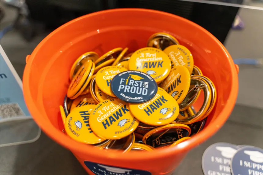 A bucket of first generation support buttons