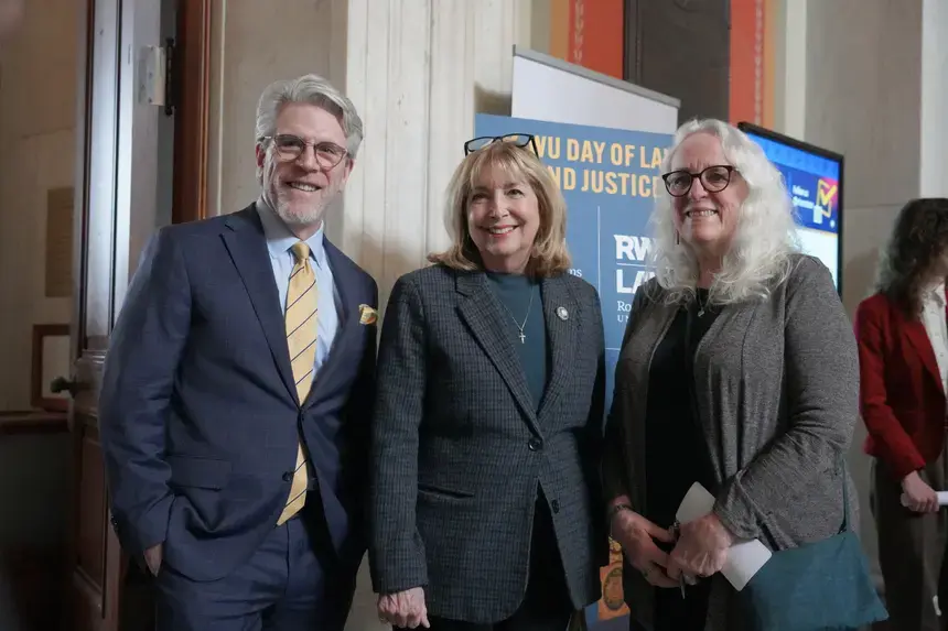 RWU Law Dean Gregory Bowman and Professor of Politics and International Relations June Speakman.