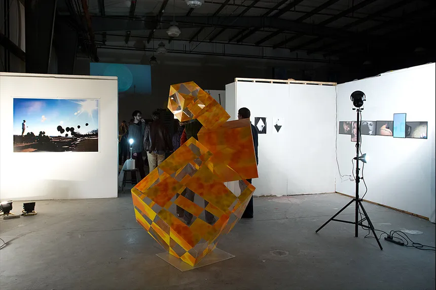 A piece of sculpture art