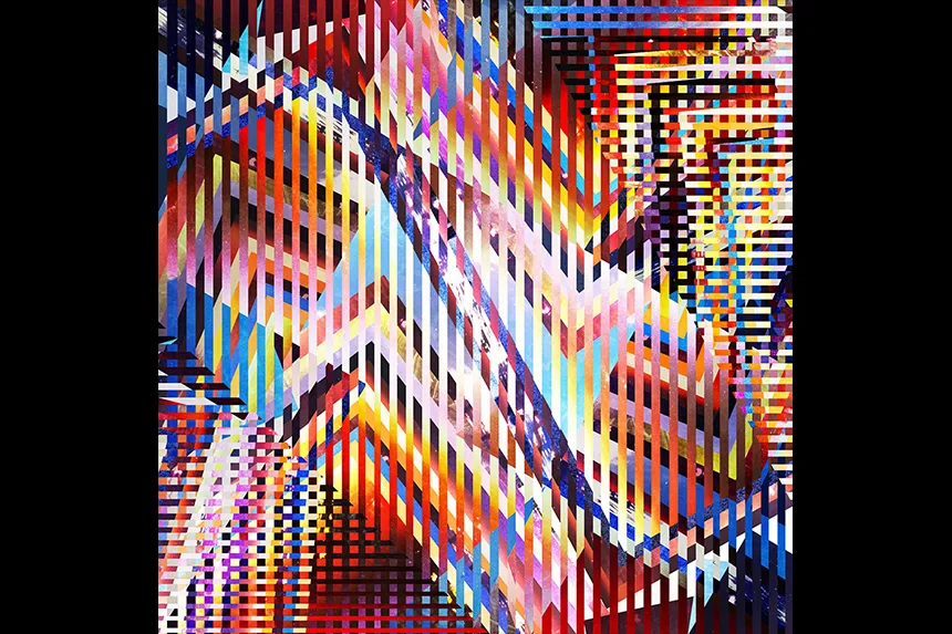A digital media artwork by a VARTS student
